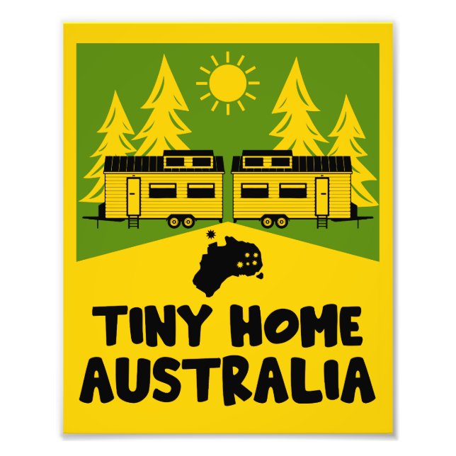 Tiny House Home Australia Photo Print (Front)