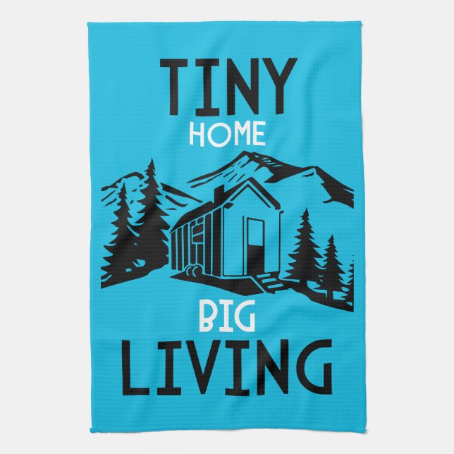 Tiny House Home Decor  Kitchen Towel (Vertical)