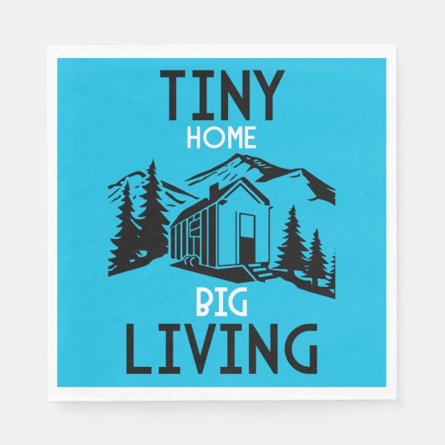 Tiny House Home Decor  Napkin (Front)