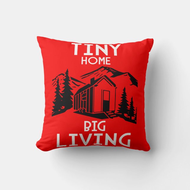 Tiny House Home Decor  Throw Pillow (Front)