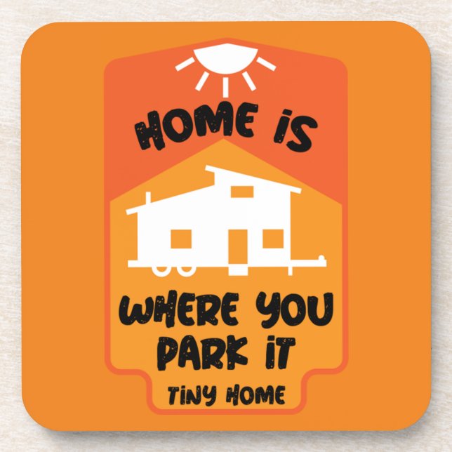 Tiny House Living - Tiny Homes  Coaster (Front)