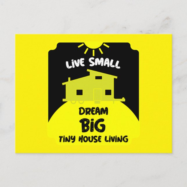 Tiny House Living - Tiny Homes   Postcard (Front)