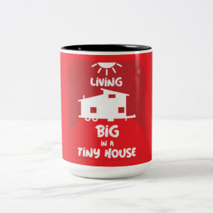 Tiny House Living - Tiny Homes Two-Tone Coffee Mug