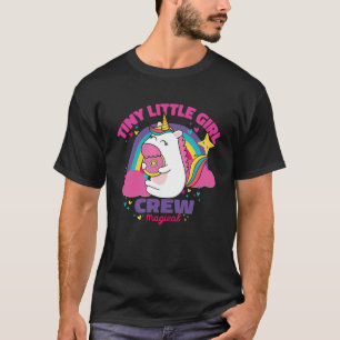Tiny Human Kids Little Girls of Unicorn Magical Yu T-Shirt