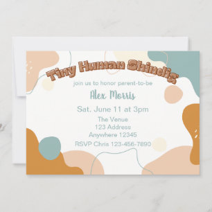 Tiny Human Shindig Non-Binary Shower Invitation