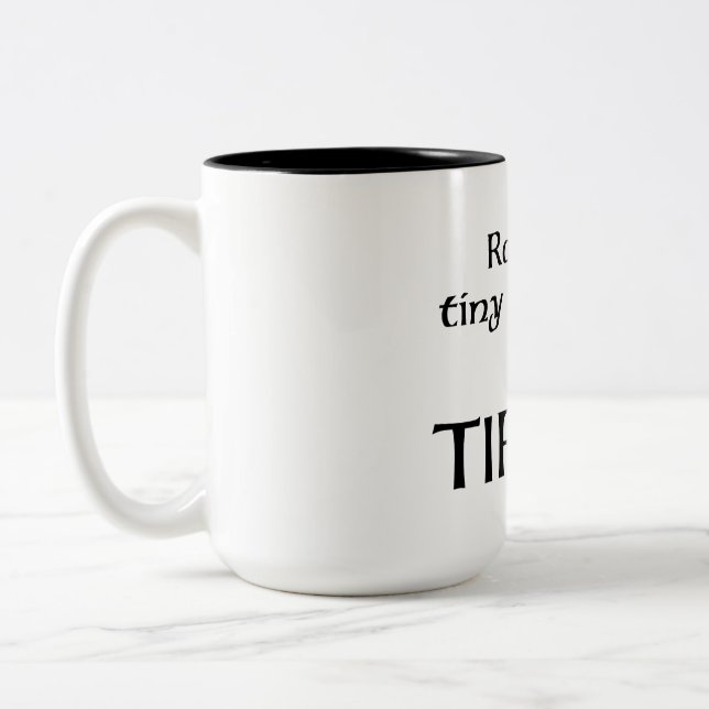 Tiny Humans Mug (Left)