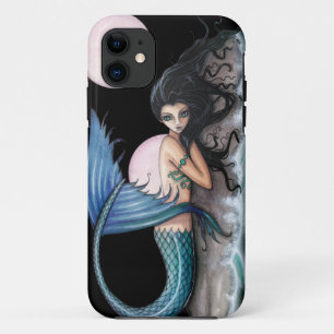 Tiny Island Gothic Mermaid Fantasy Art iPhone 11 Case