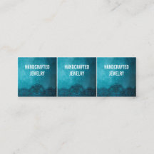 Tiny Jewellery Card-Customize Text- Mini Business 