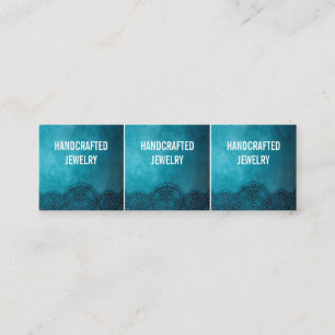 Tiny Jewellery Card-Customize Text- Mini Business  Card