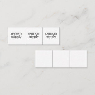 Tiny Jewellery Tags-Customize With Your Logo Mini Business Card