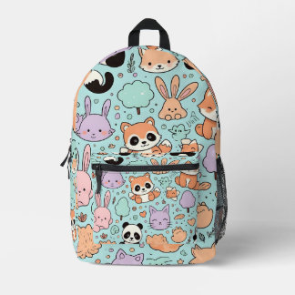 Tiny Joys & Tails Printed Backpack