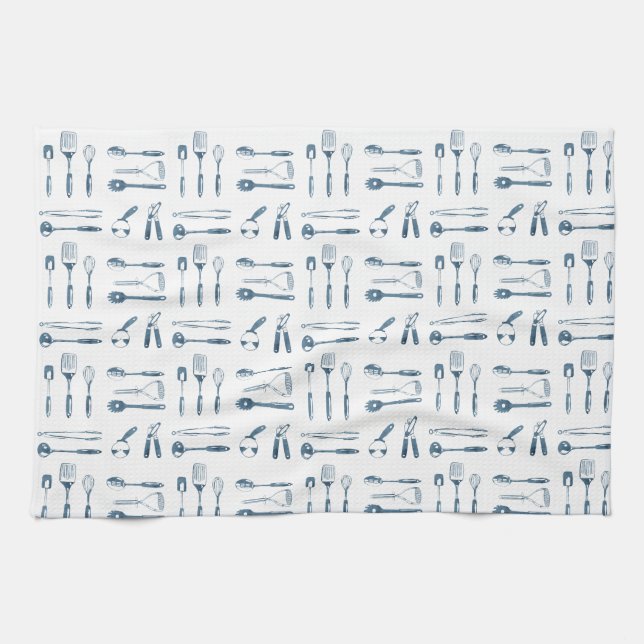 Tiny Kitchen Utensils Towel (Horizontal)