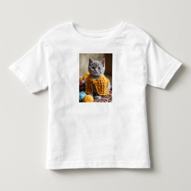 Tiny Kitten, Big Personality T-shirt (Front)