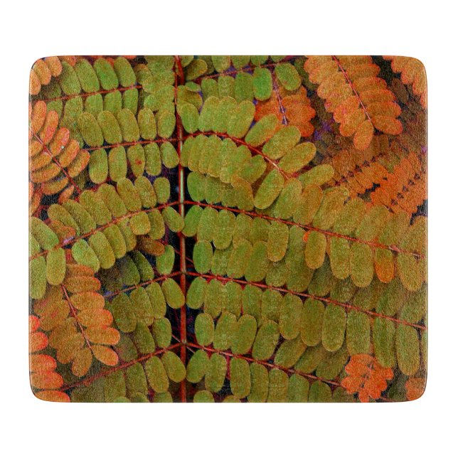 Tiny Leaves Pattern Cutting Board (Front)
