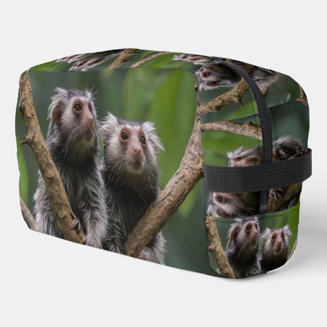 Tiny Marmoset Titans Among the Branches, Dopp Kit (Left Corner)