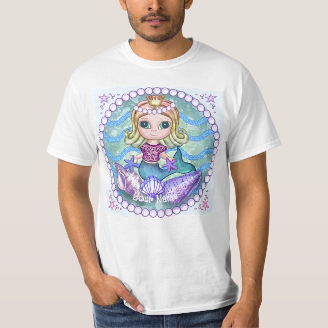 Tiny Mermaid  T-Shirt (Front)
