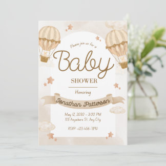 Tiny Moments Big Love Baby Shower Invitation