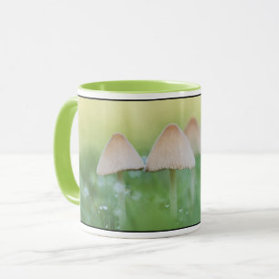 Tiny Mushrooms Nature Photo Mug