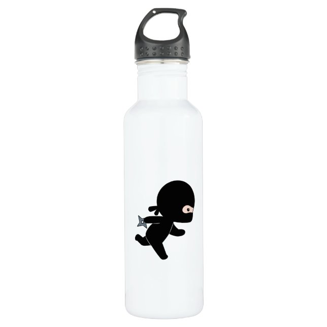 Tiny Ninja Running 710 Ml Water Bottle (Front)