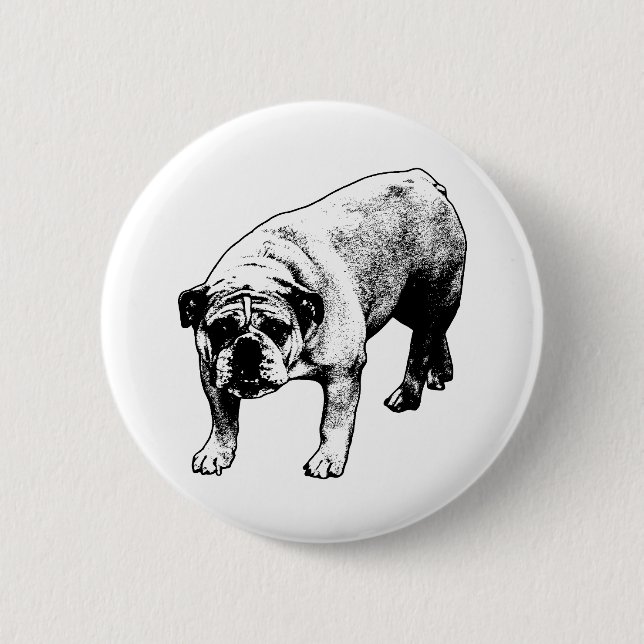 Tiny Noel Badge 2 Inch Round Button (Front)