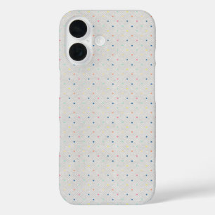 Tiny Pastel Pin Dots iPhone 16 Case