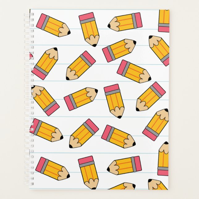 Tiny Pencils on Paper Planner (Front)