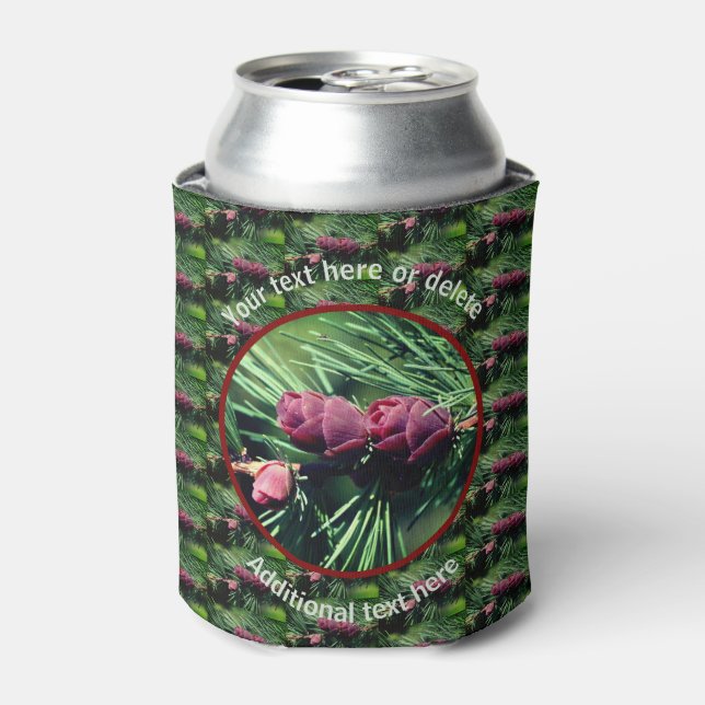 Tiny Pinecones Nature Personalized  Can Cooler (Can Front)