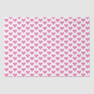 Tiny Pink Hearts Pattern Tissue Paper
