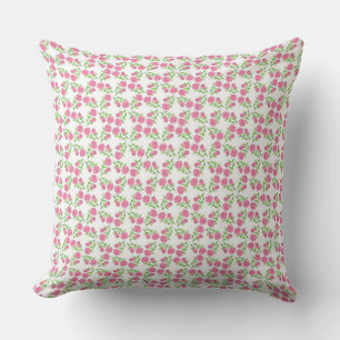 Tiny Pink Roses Cushion