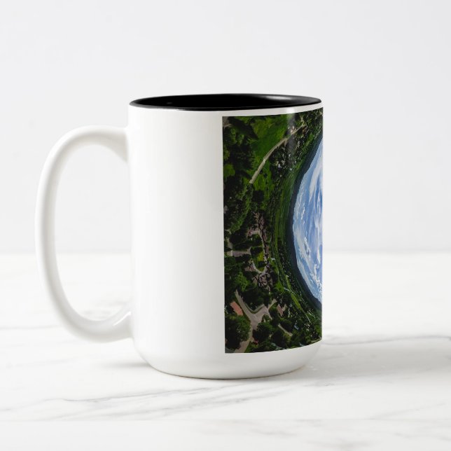 Tiny Planet Adventure - Large Coffee Mug (Left)