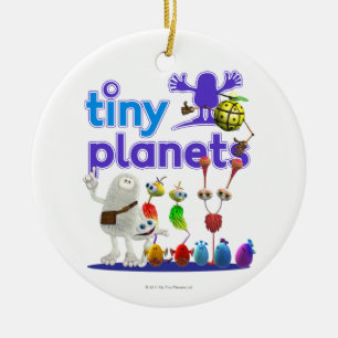 Tiny Planets Family Ceramic Ornament