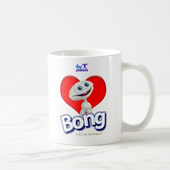 Tiny Planets - I Love Bong Coffee Mug (Right)