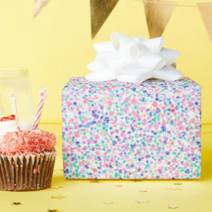 Tiny Rainbow Abstract  Wrapping Paper