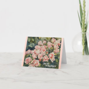 Tiny Roses - You are in my Prayers Card