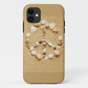 Tiny Seashell Peace Sign iPhone 11 Case