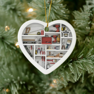 Tiny Shelves: DIY Tools - 2D print Tool Shelf Ceramic Ornament