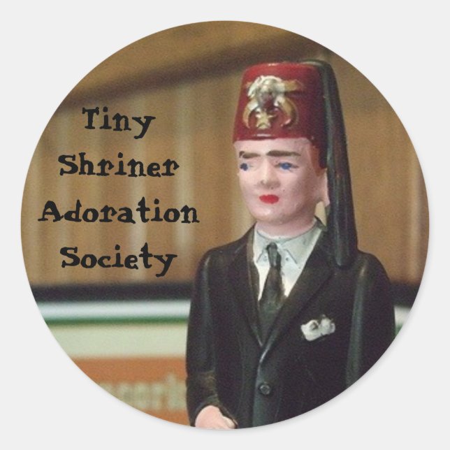 Tiny Shriner Sticker (Front)