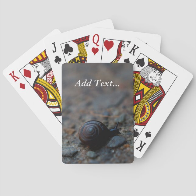 Tiny Snail Poker Playing Cards (Back)