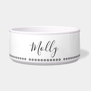 Tiny Stars Personalized Pet Food Bowl - HAMbWG