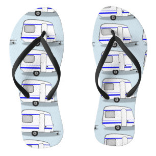 Tiny streamlined caravan Thunder_Cove any colour Flip Flops