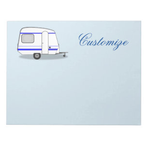 Tiny streamlined caravan Thunder_Cove any colour Notepad