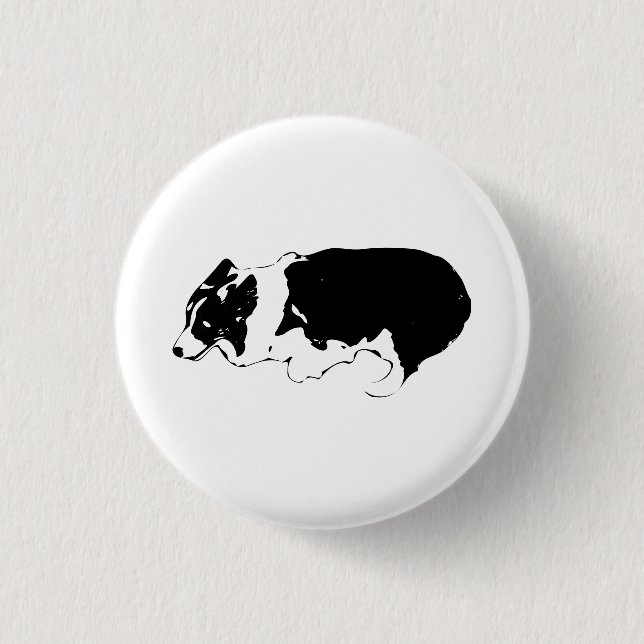 Tiny stride, big cheer 1 inch round button (Front)