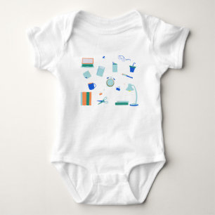 Tiny Study Buddy Baby Bodysuit