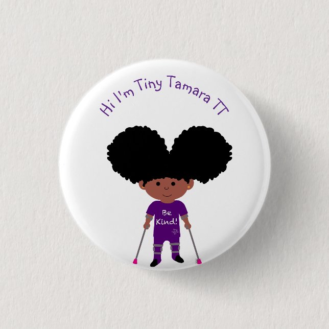 Tiny Tamara TT introduction Button (Front)