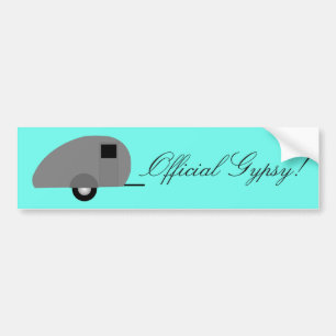 Tiny Teardrop Trailer Thunder_Cove Bumper Sticker