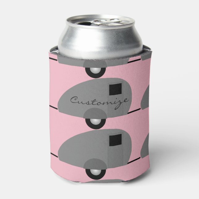 Tiny Teardrop Trailer Thunder_Cove Can Cooler (Can Front)