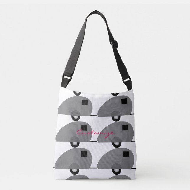 Tiny Teardrop Trailer Thunder_Cove Crossbody Bag (Front)
