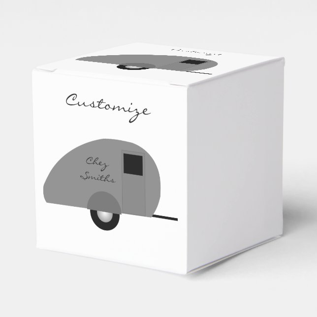 Tiny Teardrop Trailer Thunder_Cove Favor Box (Front Side)