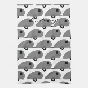 Tiny Teardrop Trailer Thunder_Cove  Kitchen Towel