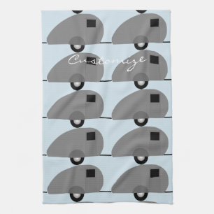 Tiny Teardrop Trailer Thunder_Cove Kitchen Towel